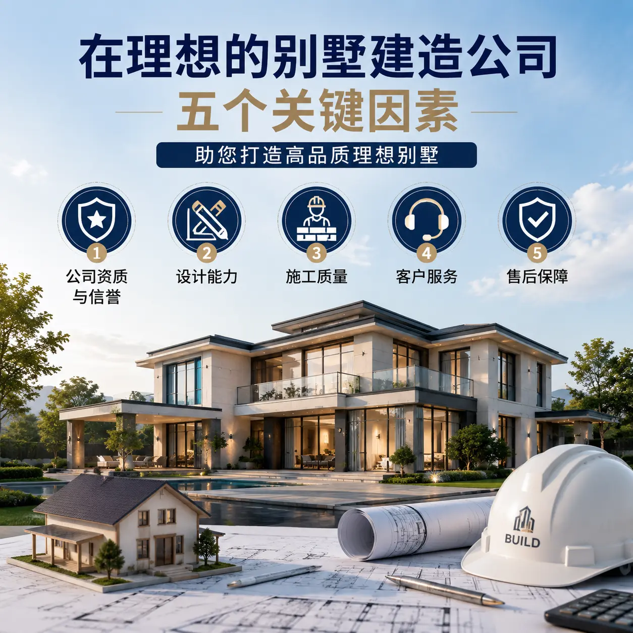 在 新疆 找到理想别墅建造公司的五个关键因素