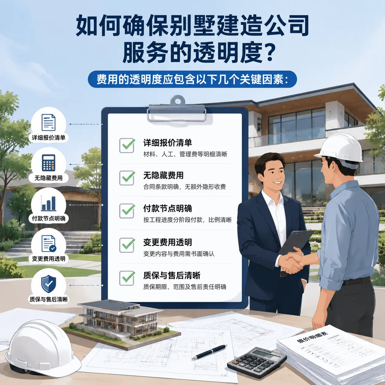 在 新疆 如何确保别墅建造公司服务的透明度？