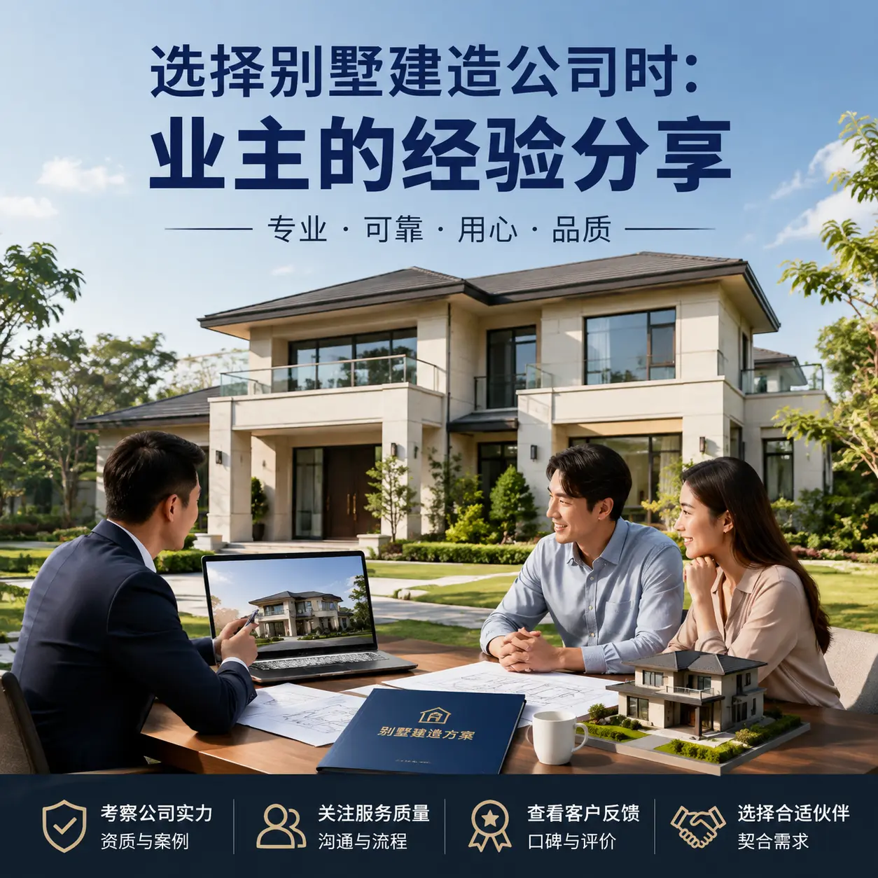 选择别墅建造公司时： 新疆 业主的经验分享