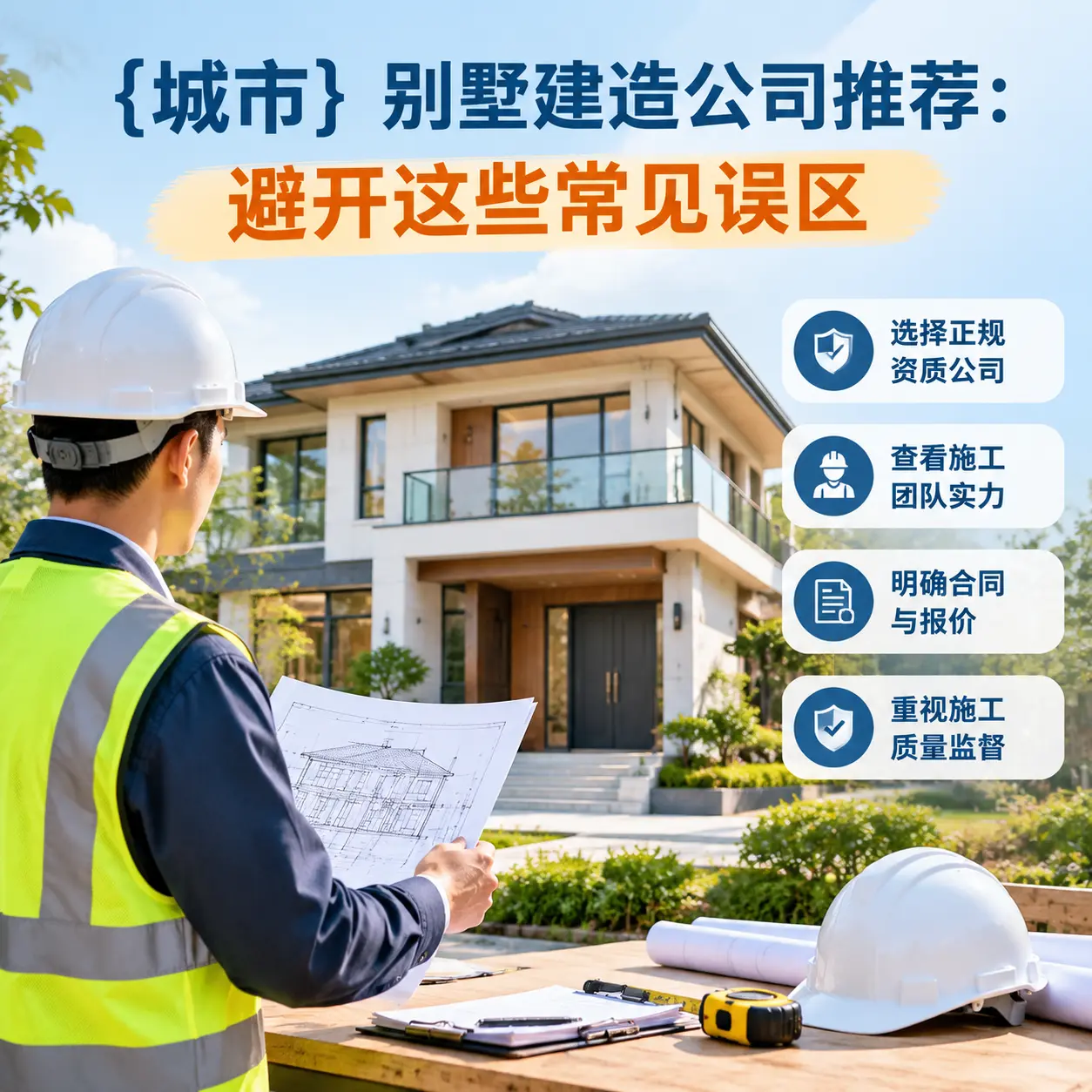 新疆 别墅建造公司推荐:避开这些常见误区