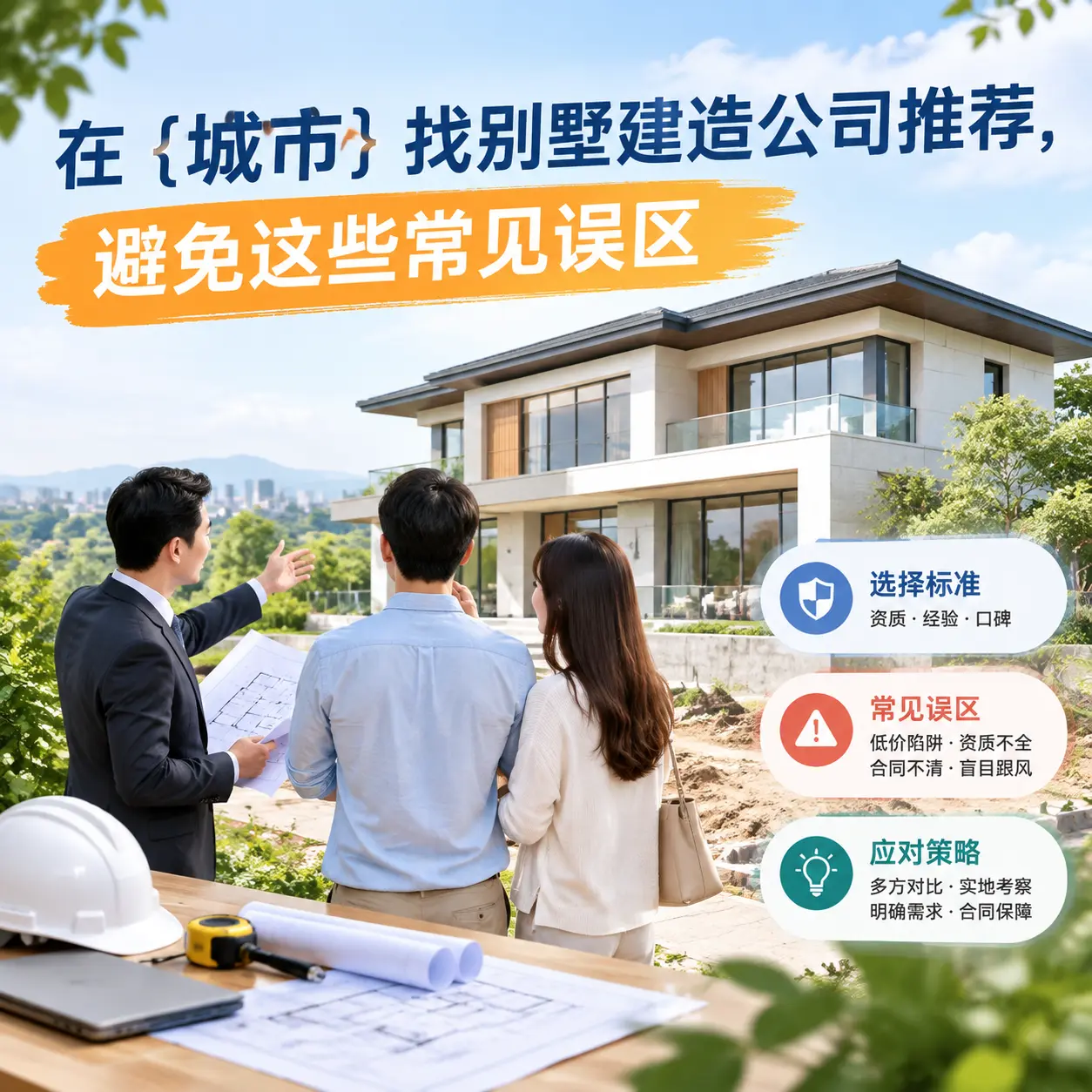 在 新疆 找别墅建造公司推荐,避免这些常见误区