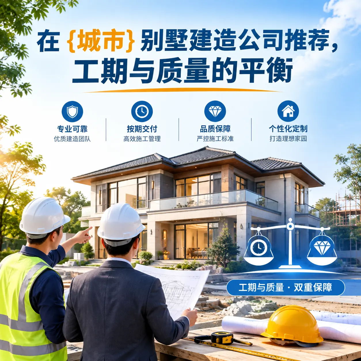 在 新疆 别墅建造公司推荐,工期与质量的平衡