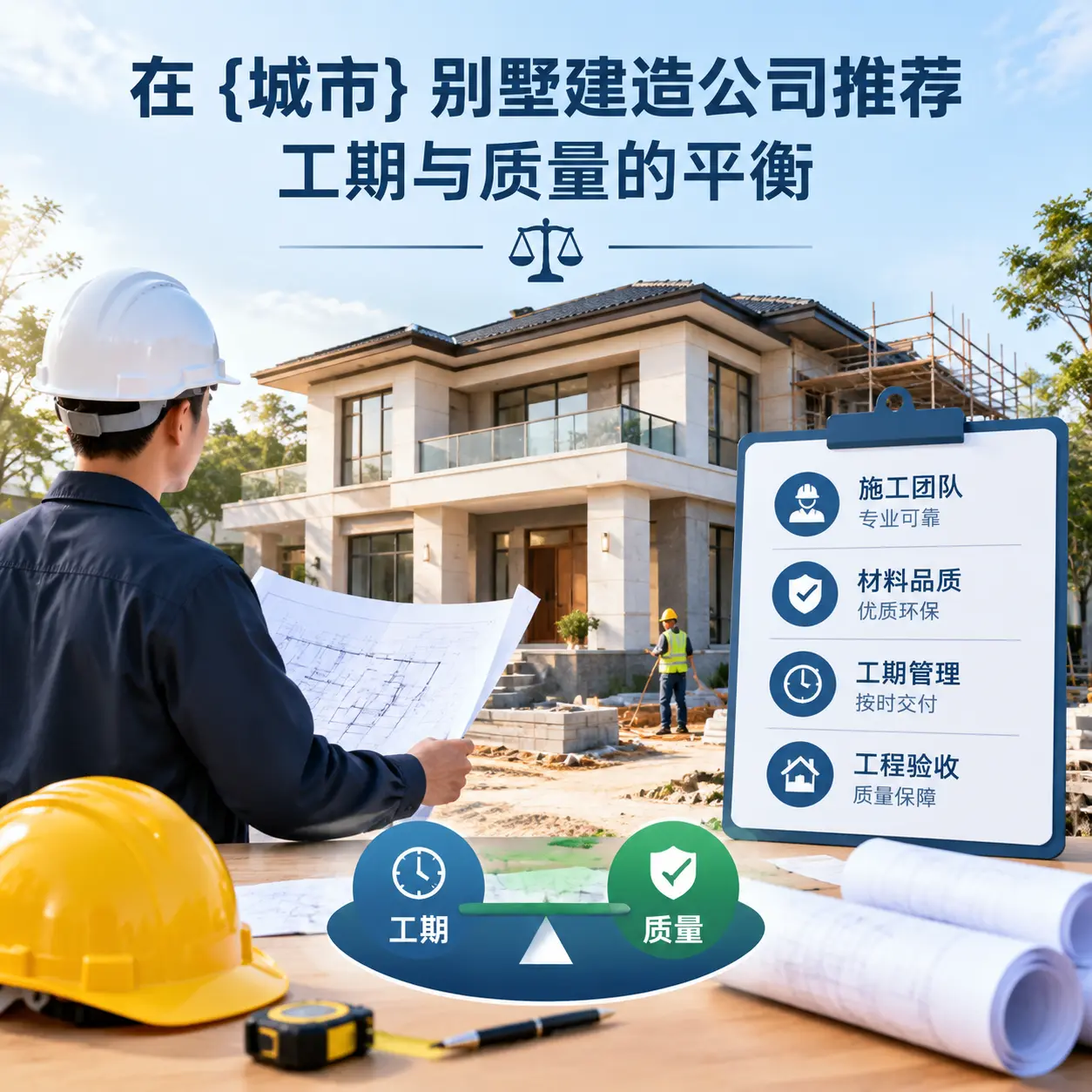 在 新疆 别墅建造公司推荐,工期与质量的平衡