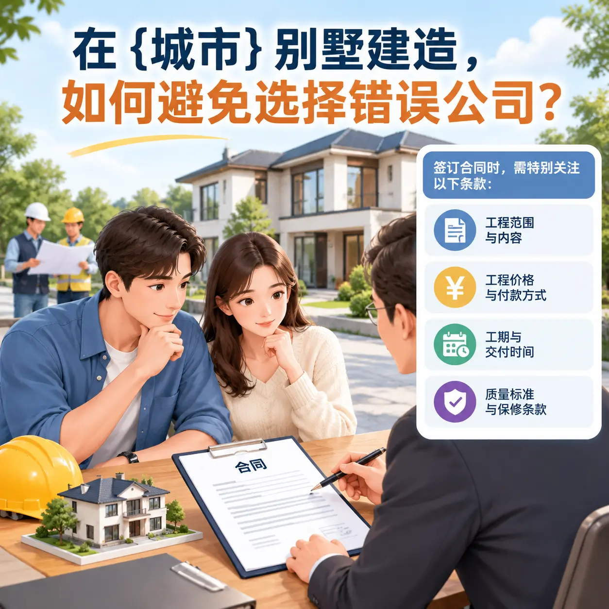 在 新疆 别墅建造,如何避免选择错误公司?