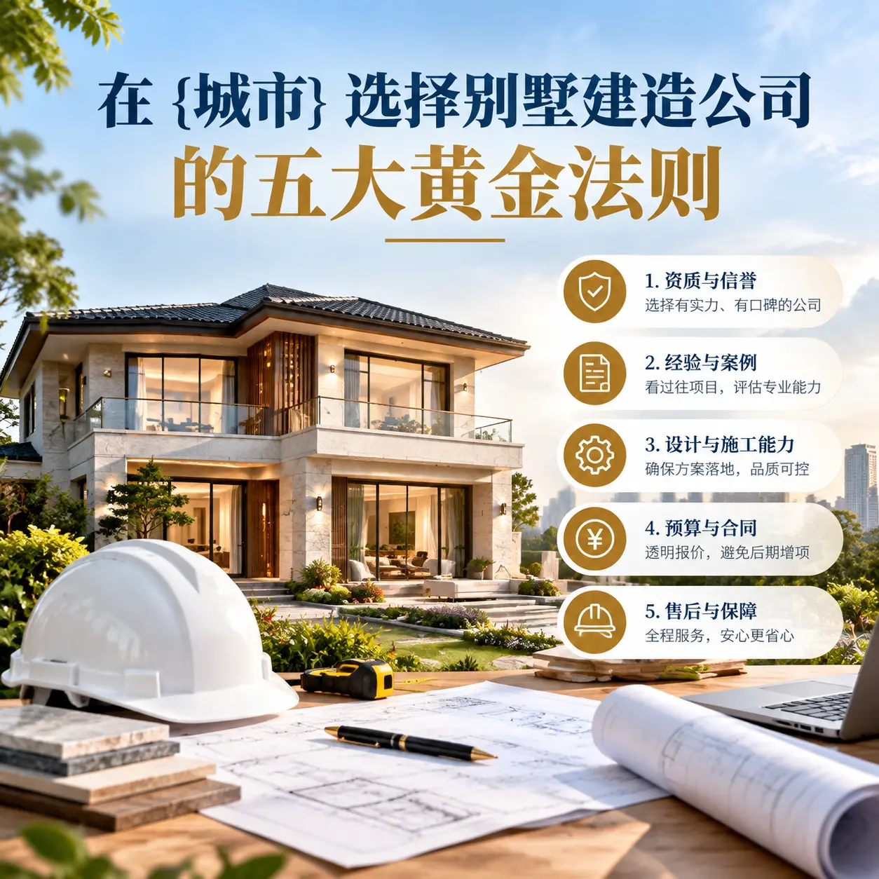 在 新疆 选择别墅建造公司的五大黄金法则