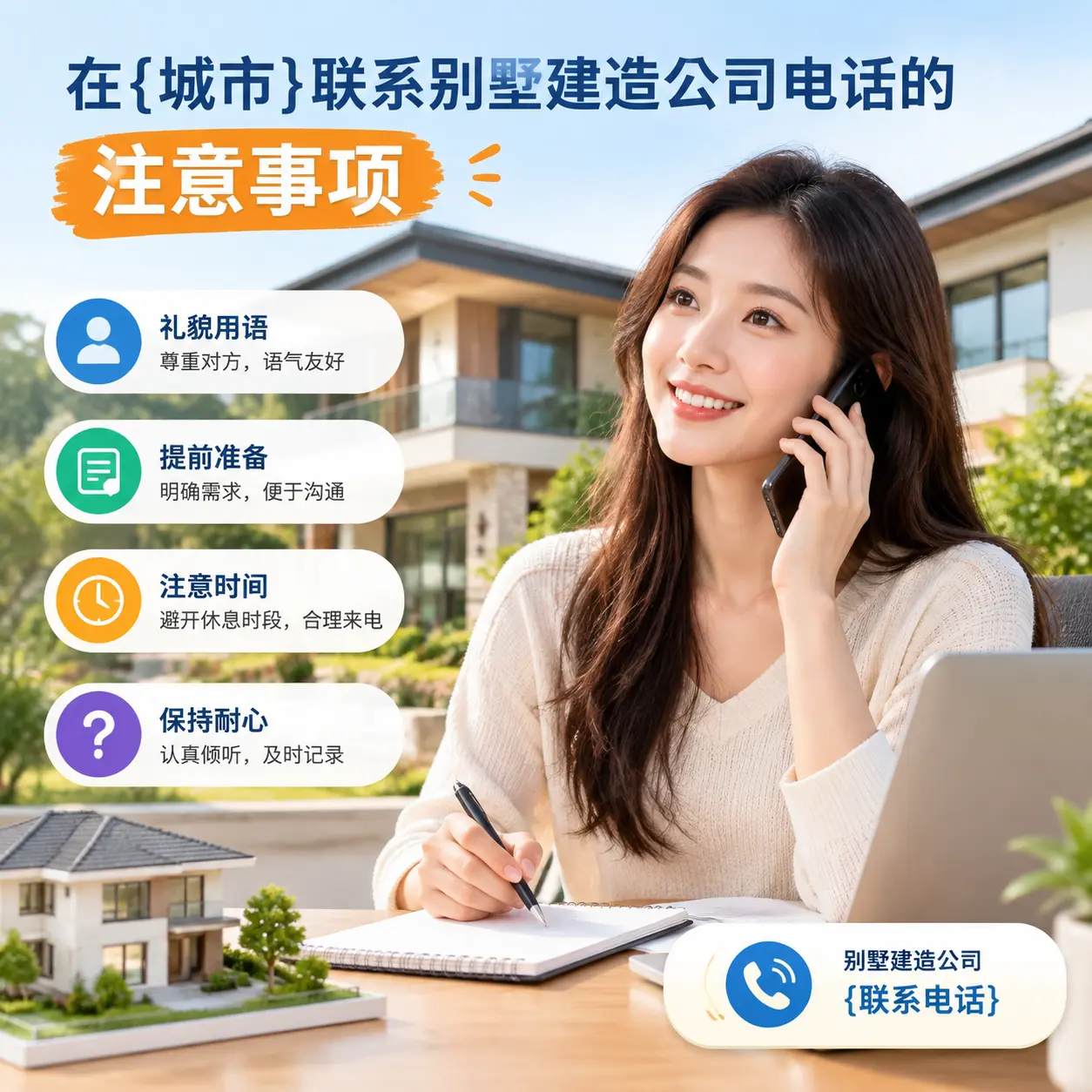 在新疆联系别墅建造公司电话的注意事项