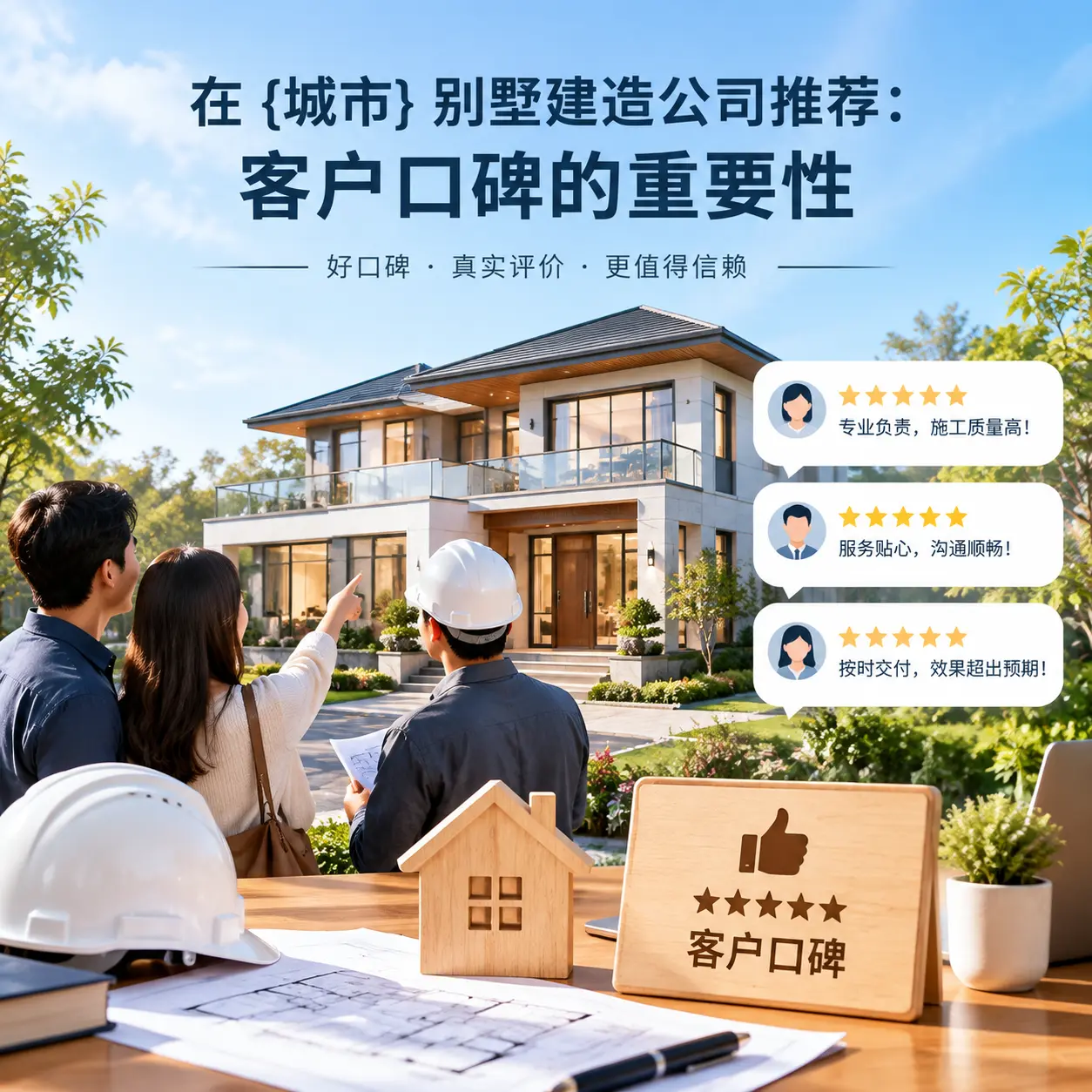 在 新疆 别墅建造公司推荐:客户口碑的重要性