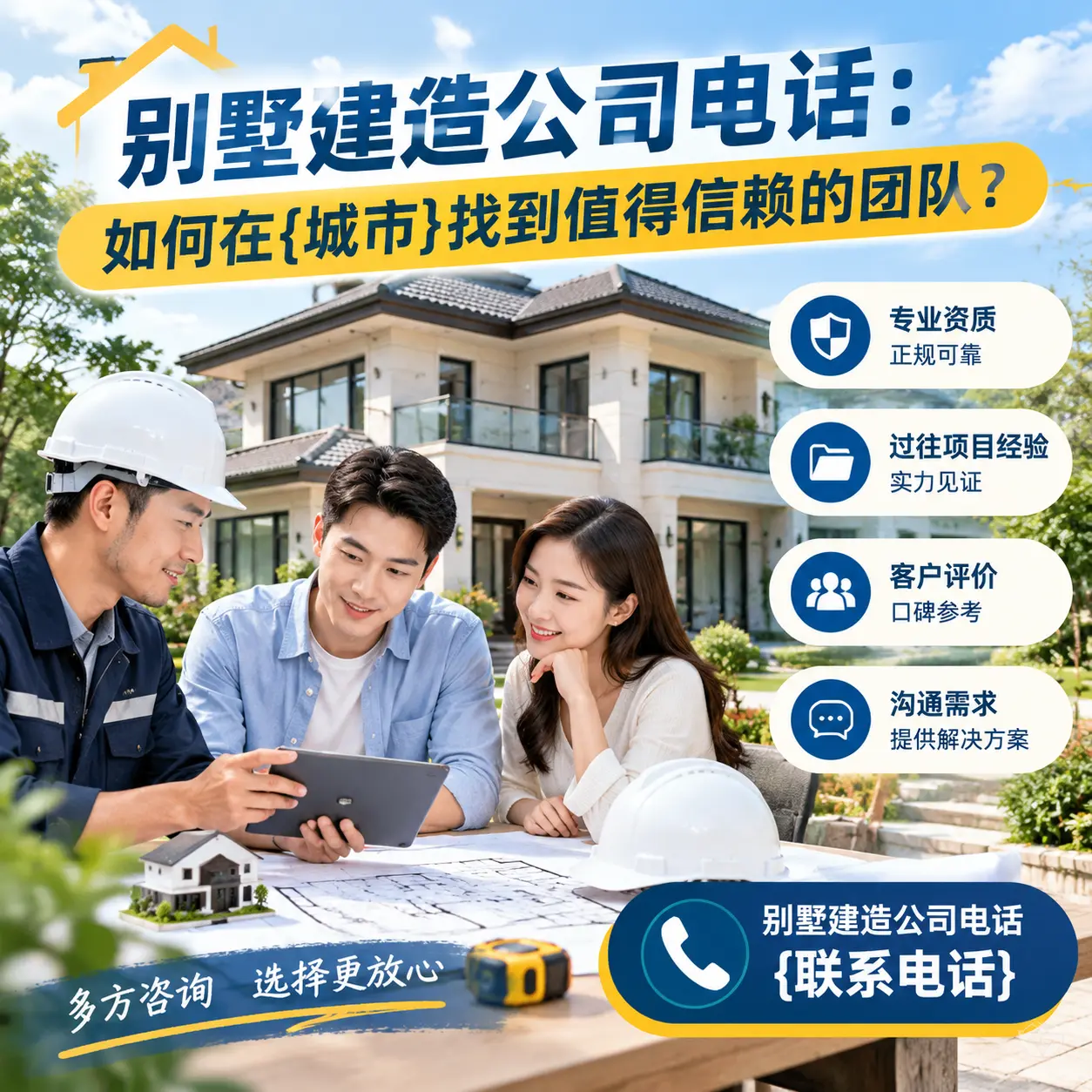 别墅建造公司电话：如何在新疆找到值得信赖的团队？