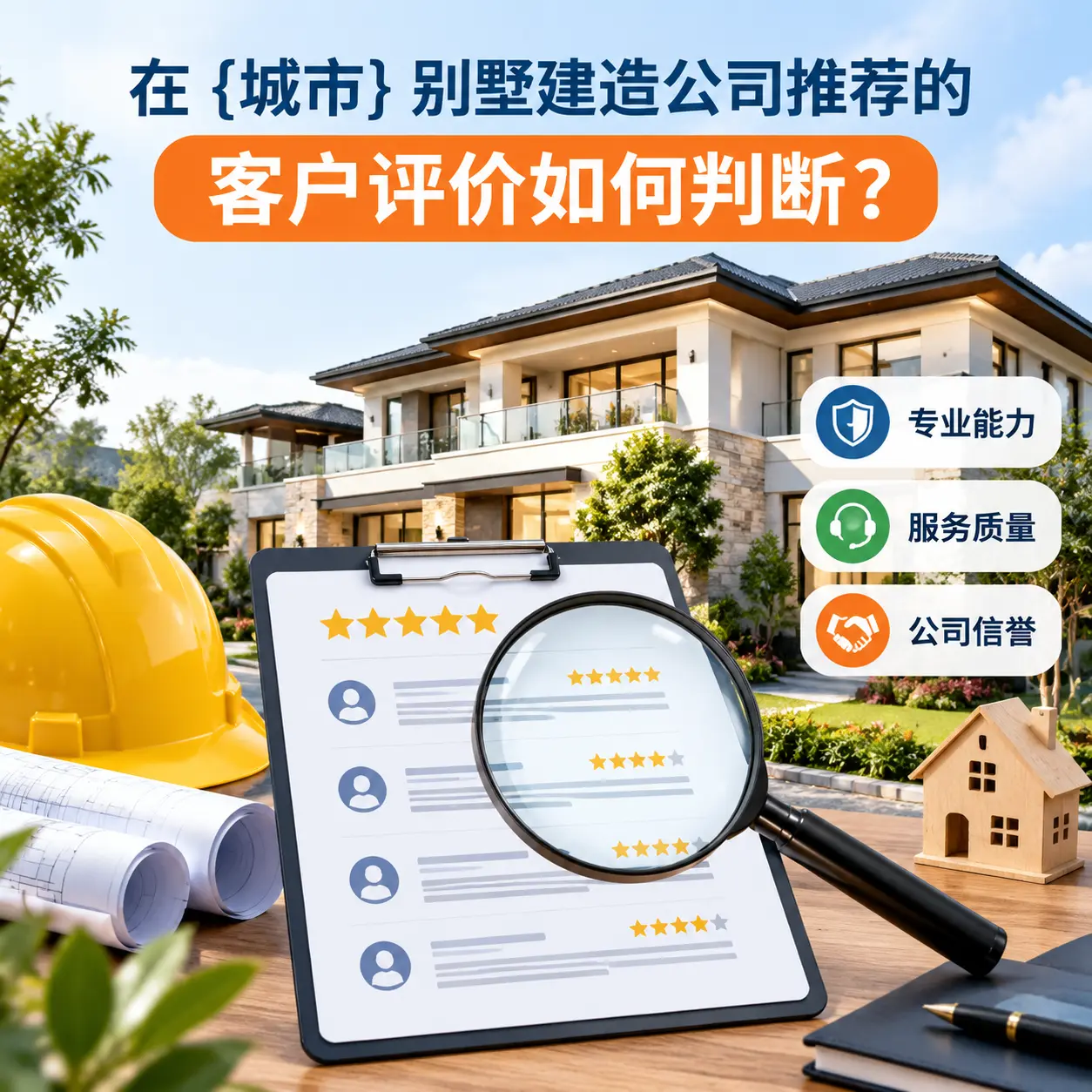 在 新疆 别墅建造公司推荐的客户评价如何判断?