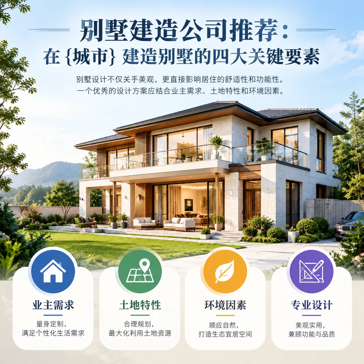 别墅建造公司推荐:在 新疆 建造别墅的四大关键要素