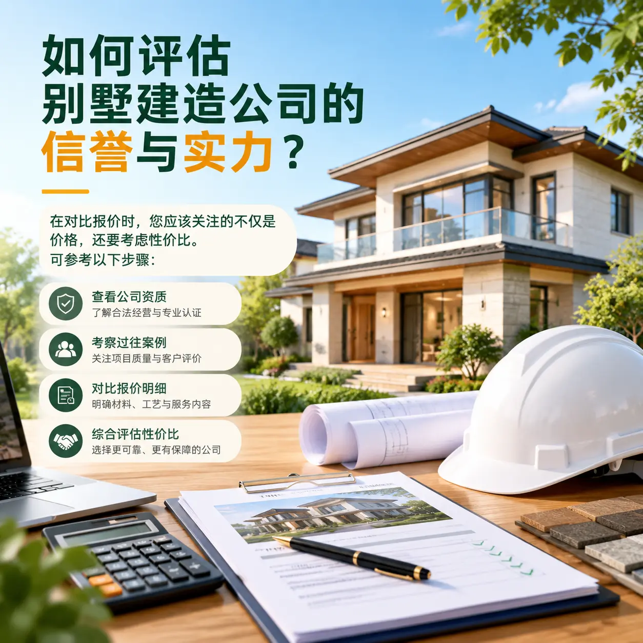 如何评估 新疆 别墅建造公司的信誉与实力?