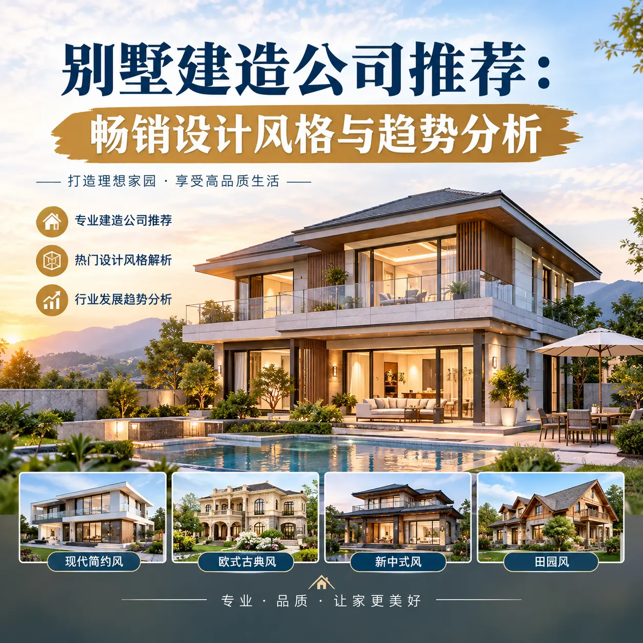 别墅建造公司推荐: 新疆 畅销设计风格与趋势分析