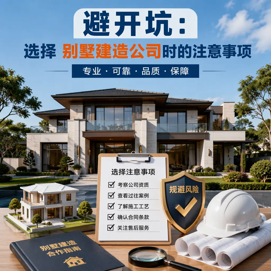 避开坑:选择 新疆 别墅建造公司时的注意事项