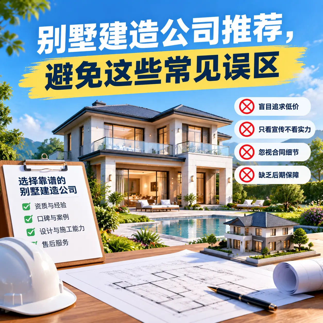别墅建造公司推荐，避免这些常见误区