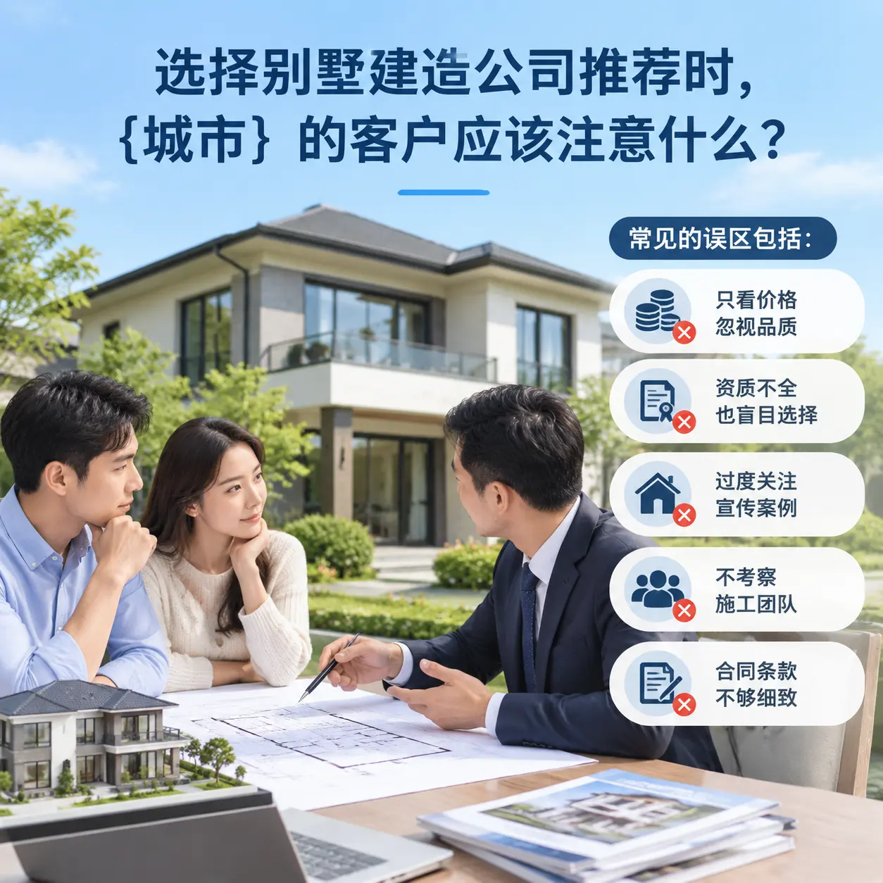 选择别墅建造公司推荐时,新疆 的客户应该注意什么?