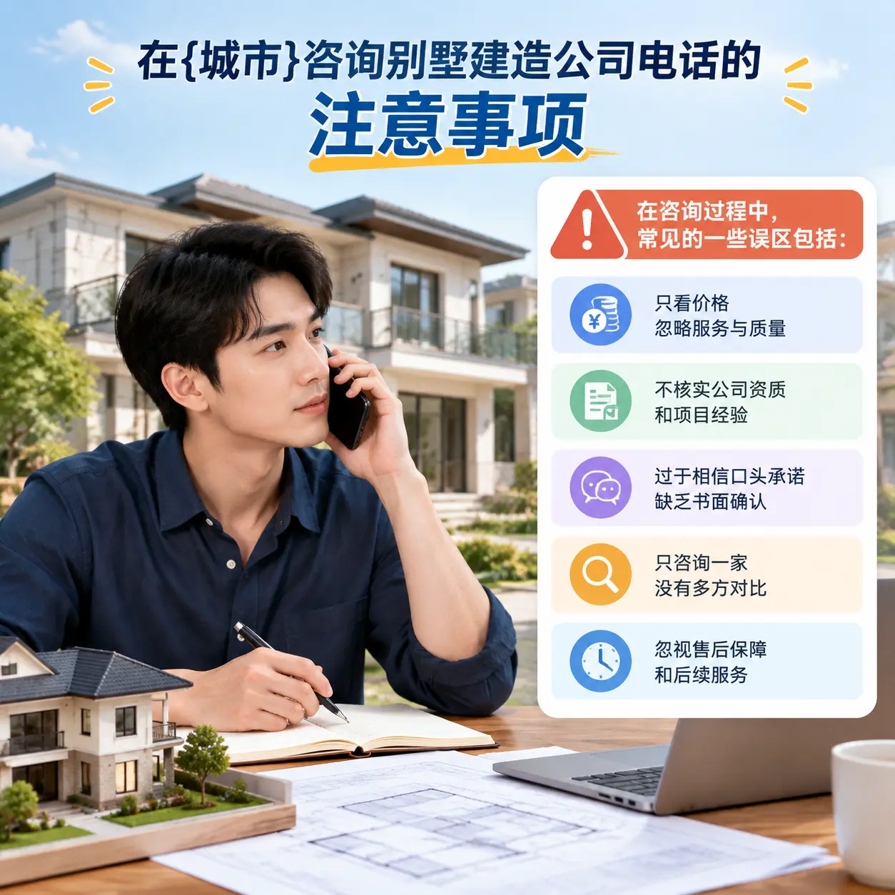 在新疆咨询别墅建造公司电话的注意事项