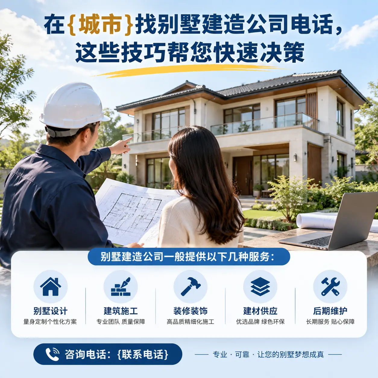 在新疆找别墅建造公司电话，这些技巧帮您快速决策