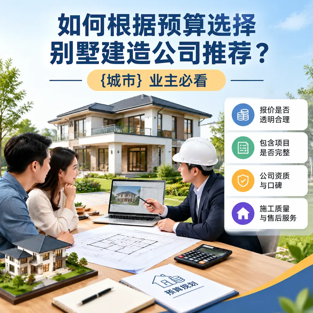 如何根据预算选择别墅建造公司推荐? 新疆 业主必看