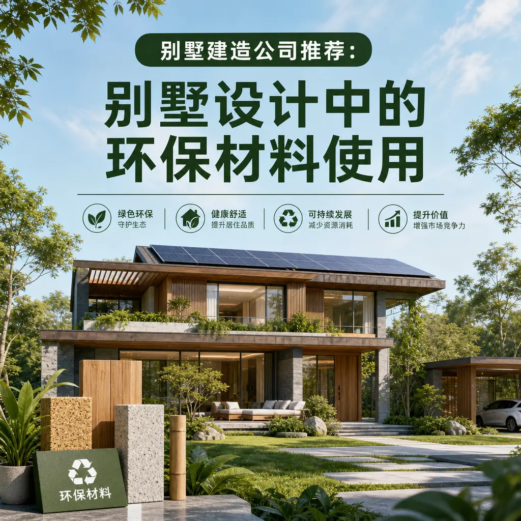 别墅建造公司推荐: 新疆 别墅设计中的环保材料使用