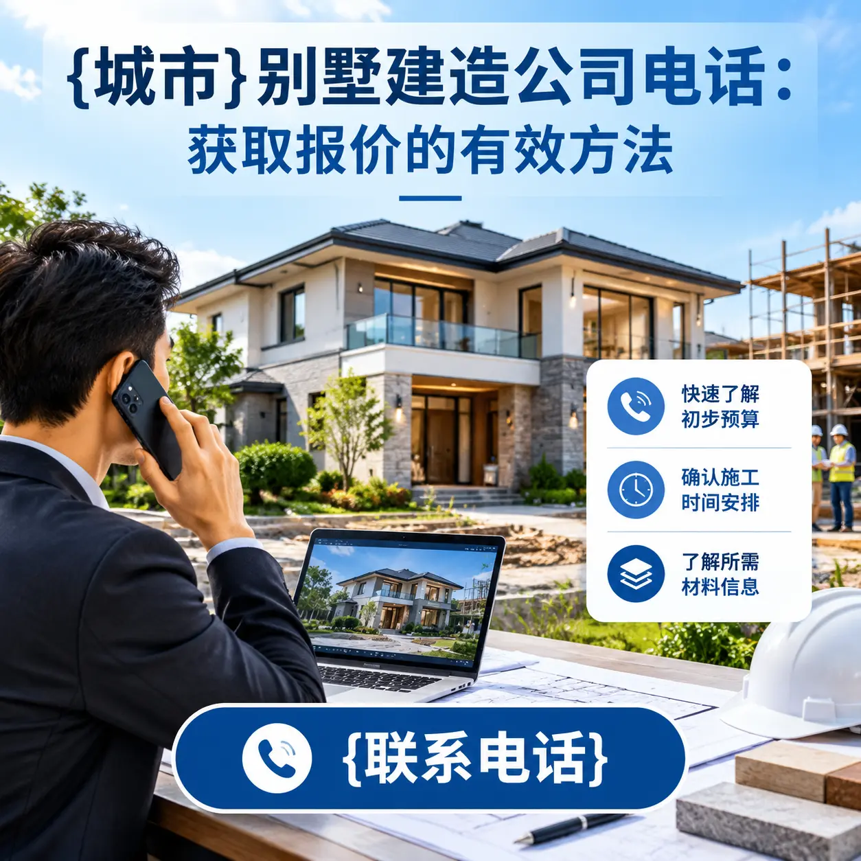 新疆别墅建造公司电话：获取报价的有效方法