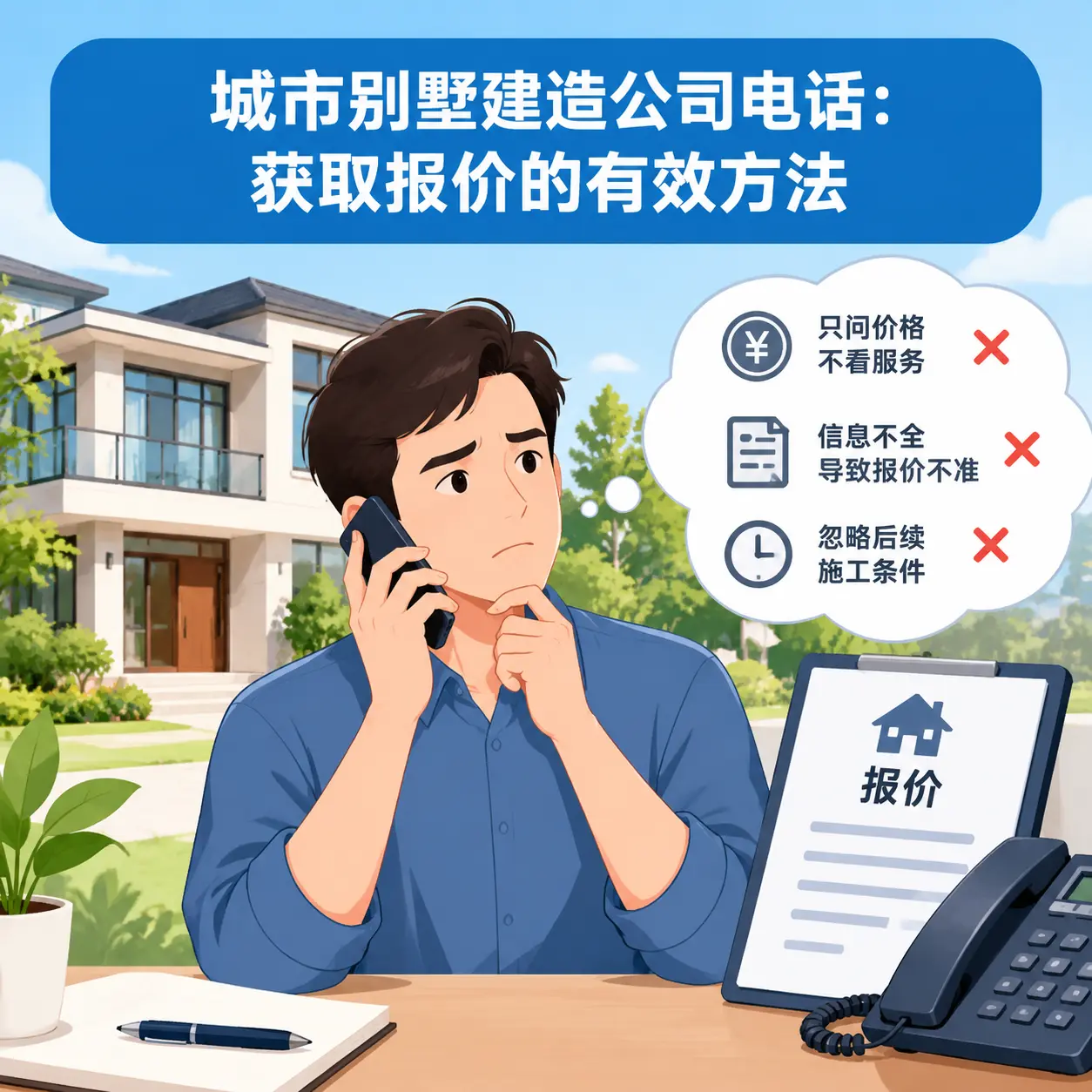 新疆别墅建造公司电话：获取报价的有效方法
